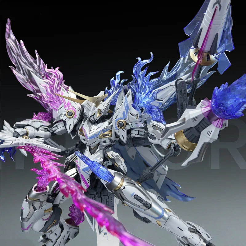 1/100 Snaa Blaze Emperor Ver. Phantom Flame Spirit Domestic Original Mecha Articulated Joints Model Ornament Action Figure Gift
