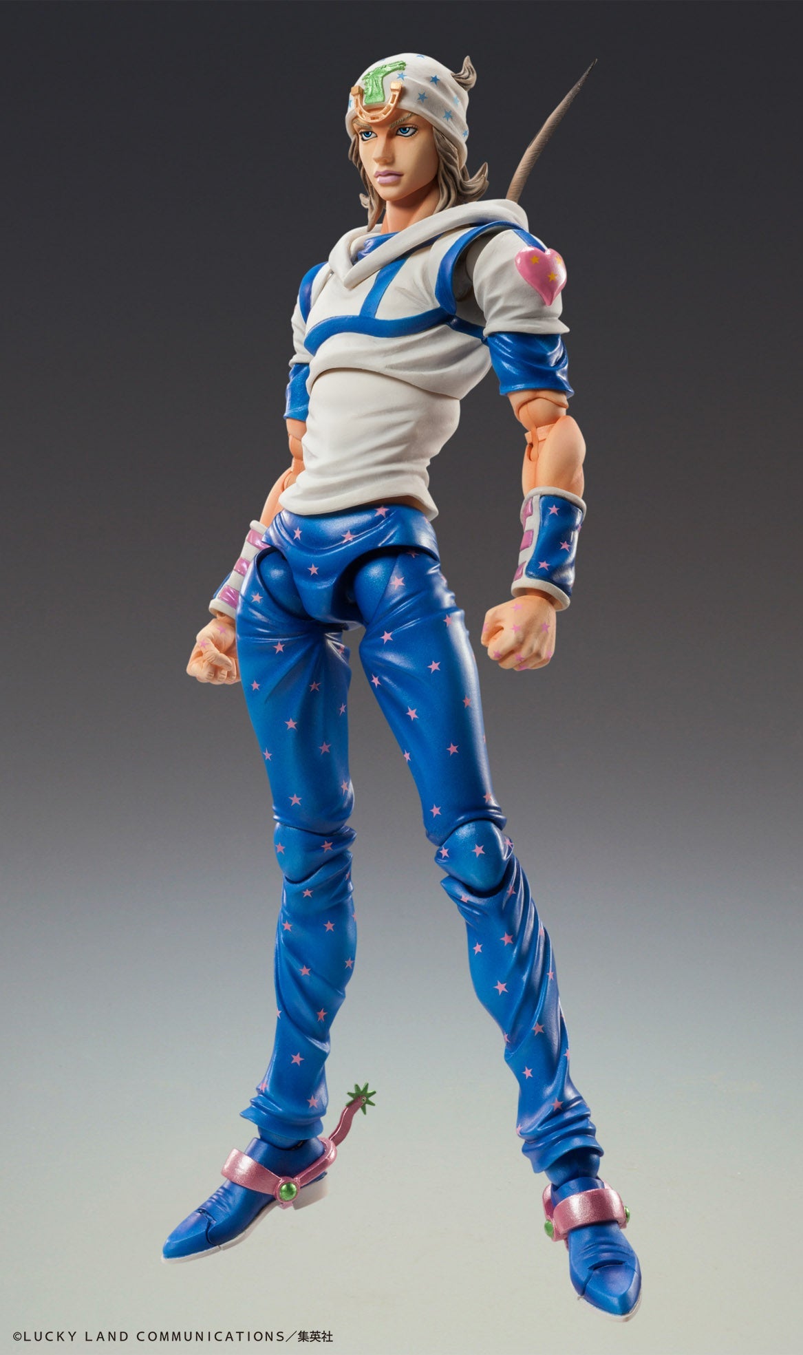 Super Action Statue JoJo's Part.VII Steel Ball Run Johnny Joestar Action Figure