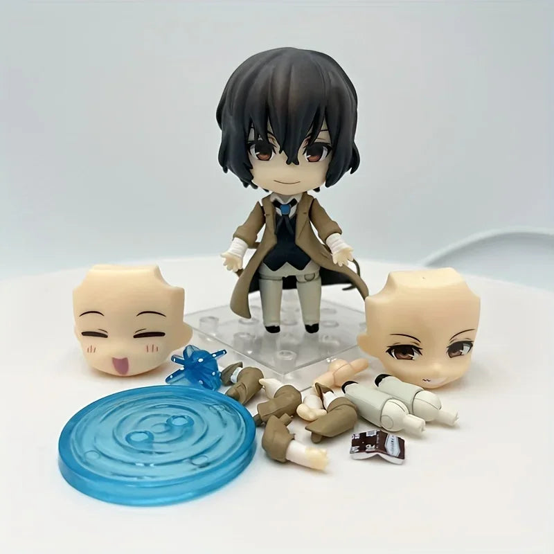 #657 Bungo Stray Dogs Dazai Osamu Anime Figure #676 Nakahara Chuuya Action Figure Ryunosuke Akutagawa Figurine Model Doll Toys