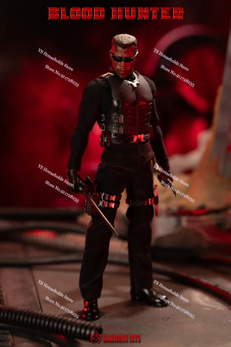 1/12 Blood Hunter Windbreaker Man Action Figure Collection SAWTOOTH TOYS STM-20252 Double Head Sculpts 6inch Soldier Model Gifts