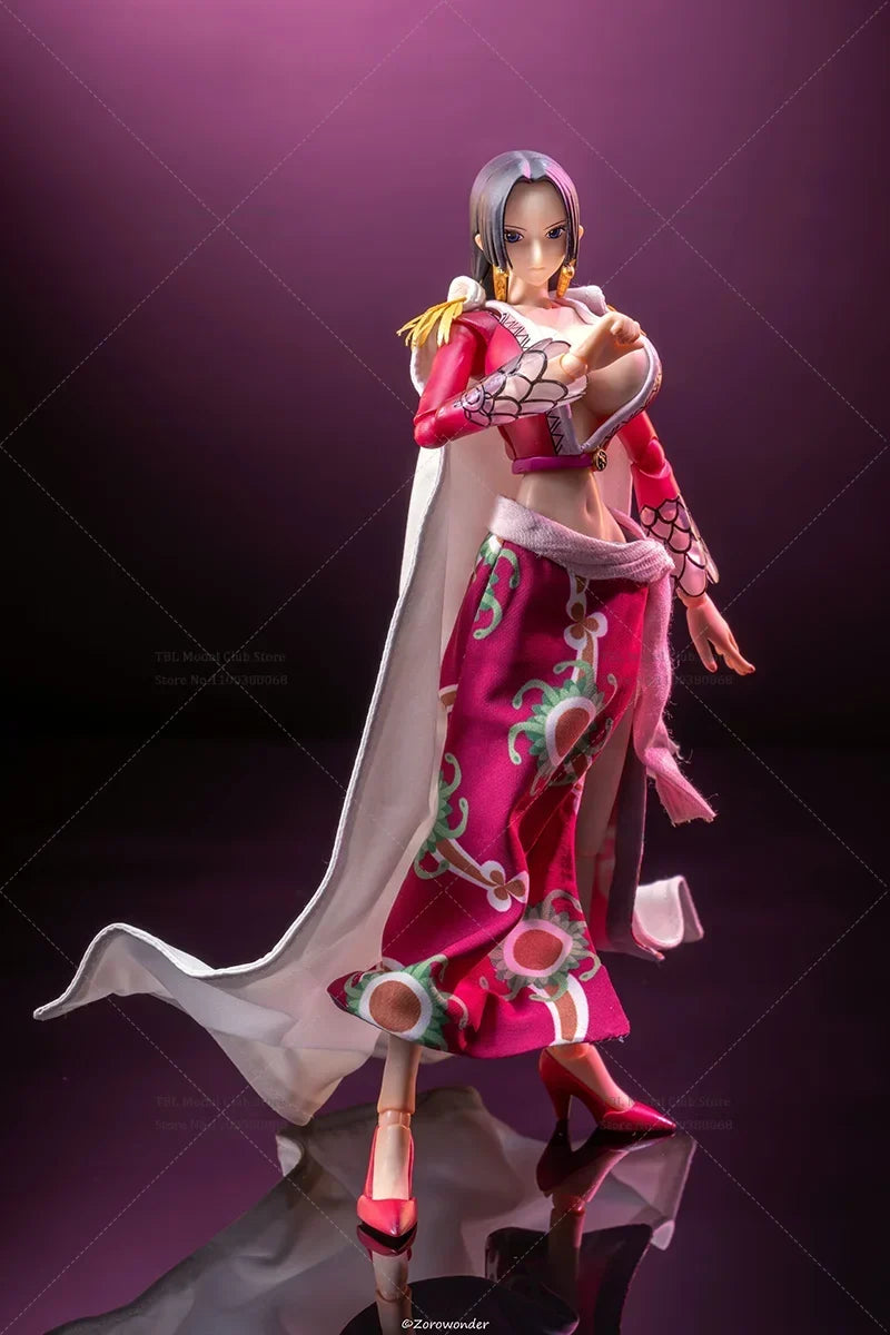1/12 Scale Female Clothes One Piece Pirate Empress Boa·Hancock Japanese Anime For VAH  6-inch Action Figure Soldier Scene