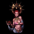 1/12 resin Half-length portrait model kit, Bloodthirsty Female Priest, unassembled and unpainted GK