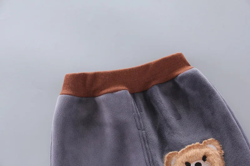 3PCS Baby Winter Clothing Set | Sweater Coat, Hooded Vest & Pants Outfit for Boys & Girls