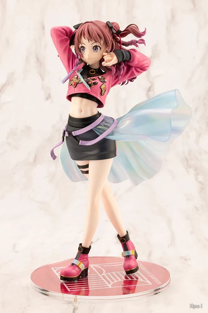 '-In Stock Original KOTOBUKIYA School Idol Master Saki Hanami Fighting My Way 24cm Animation Figures 2026 New 1/7 Ornaments
