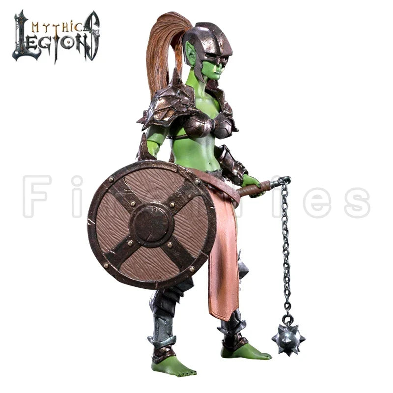 1/12 6inches Four Horsemen Studio Mythic Legions Action Figure Deluxe Female Orc Builder Ver 2.0 Model