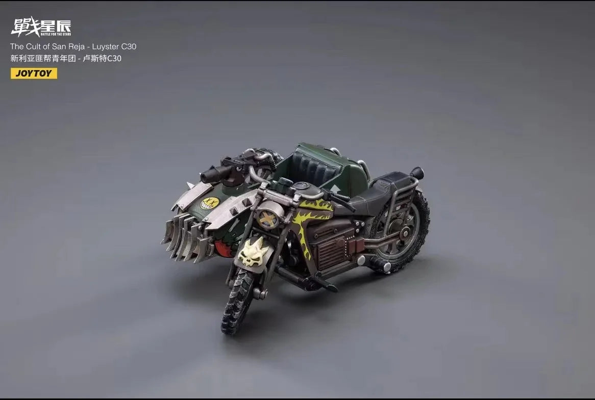 1/18 JOYTOY 3.75inch Action Figure Motorcycle The Cult of San Reja Luyster C30 Anime Model Toy in Stock