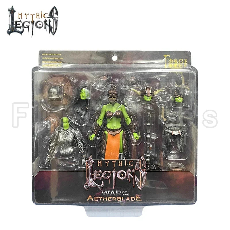 1/12 6inches Four Horsemen Studio Mythic Legions Action Figure Deluxe Female Orc Builder Ver 2.0 Model