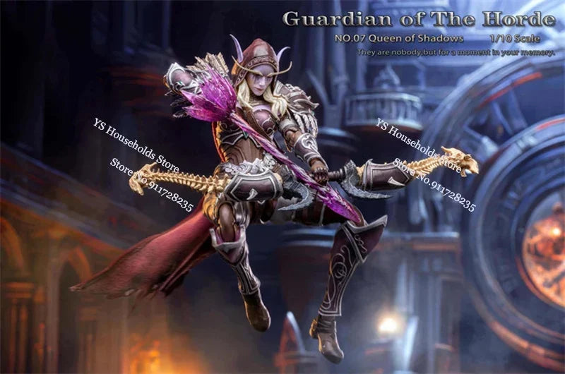1/10 Scale Guardian of the Horde Mithril Studio No.07 Queen of Shadows Purple Armored 7inch Female Soldier Gifts Collection