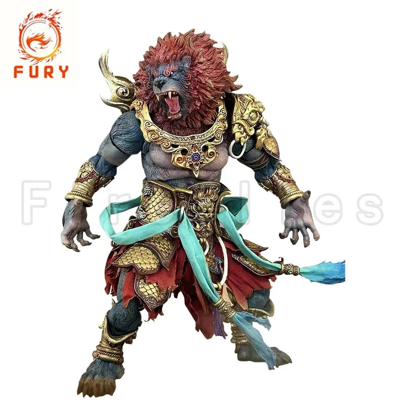 1/12 10inches Fury Toys Action Figure The Record of the Mountain and Sea Demon God Azure Lion Anime