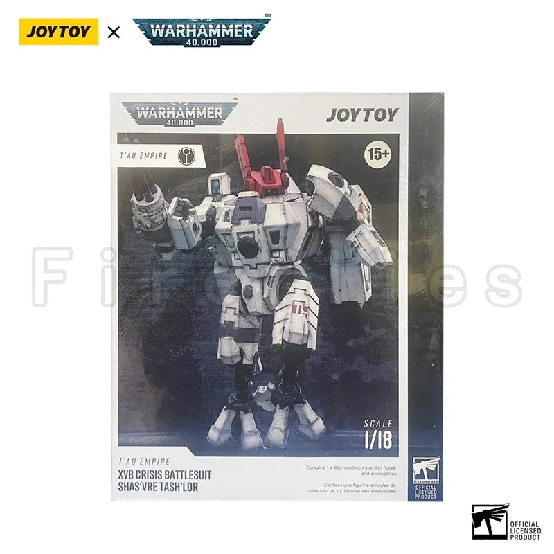 1/18 JOYTOY Action Figure 40K T'au Empire XV8 Crisis Battlesuit Shas'vre Tash'lor Anime Collection Model Toy