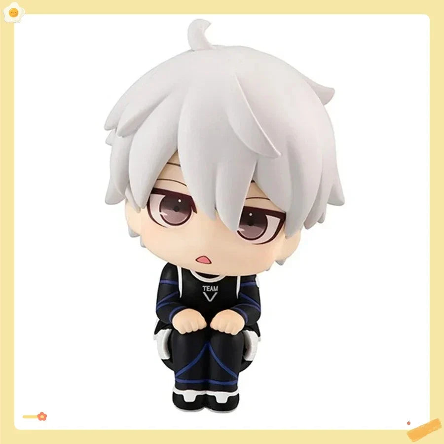 *10cm Blue Lock Anime Figure Look Up Isagi Yoichi/Nagi Seishiro Action Figure Bachira Meguru Figurine Collection Model Doll Toys