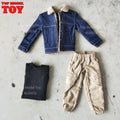 1/12 Scale Overalls Combat Pants Trousers Jeans Clothes Accessories Model for 6'' Romankey Soldiers Action Figure Body Dolls