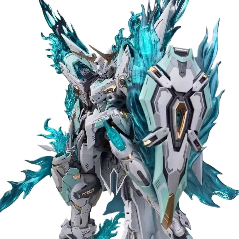 1/100 Scale Guochuang Chinese-Created Mecha Snaa Yanhuang - Emperor Series: Soul Of Azure Flame Model Kit Collectible Decoration