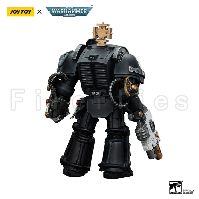 1/18 JOYTOY Action Figure 40K Iron Hands Captain in Terminator Armour Anime Model Toy