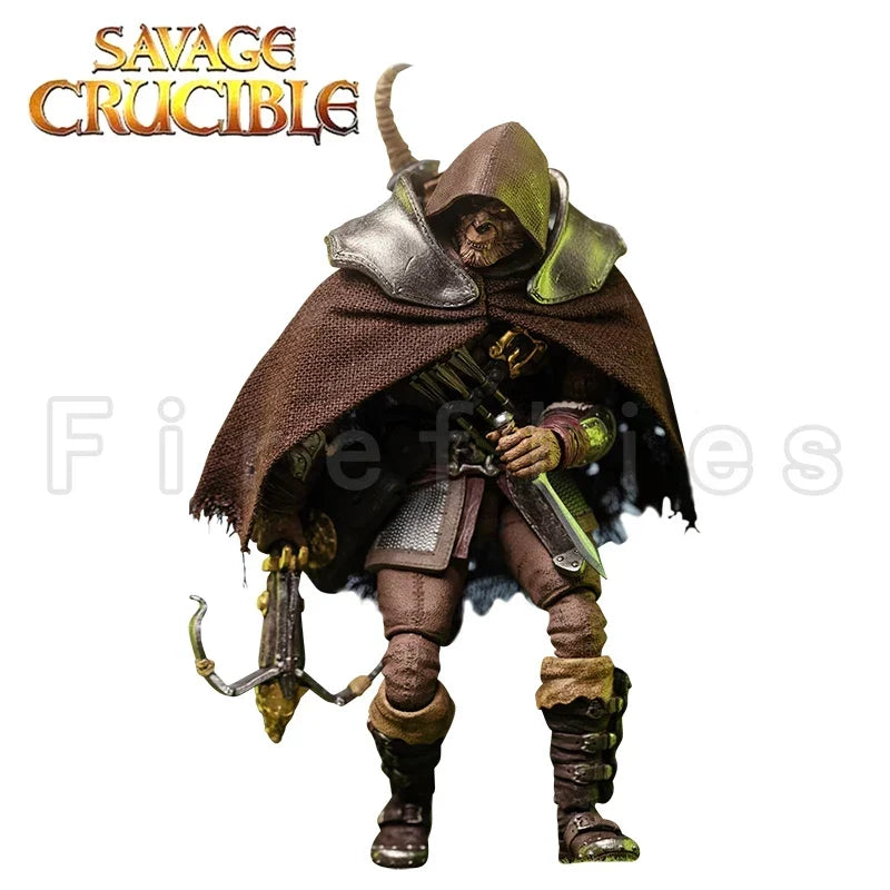 1/12 7inches Harbinger Studios Savage Crucible Action Figure Wave 2 Jaeger Nashom Krieger Whoman Barbarian Anime Model