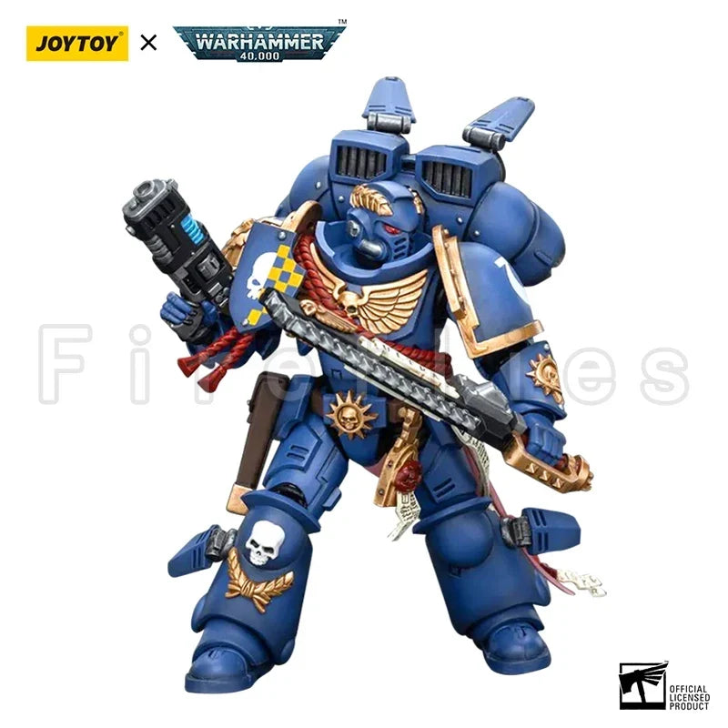 1/18 JOYTOY Action Figure 40K Ultramarines Jump Pack Intercessors Anime Model Toy