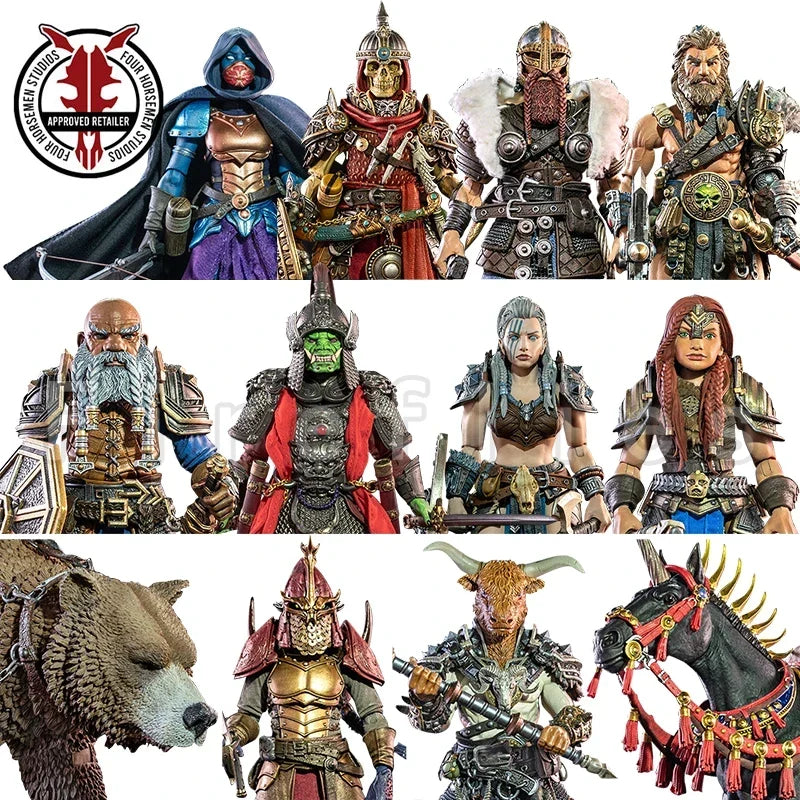 1/12 6inches Four Horsemen Studio Mythic Legions Action Figure Rising Sons Neve Anime Toy