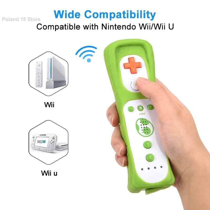 1 pair with Nunchuck Controller Set Motion Plus Remote Controller Wii Remote Controller Gamepad for Nintendo Wii Games Control