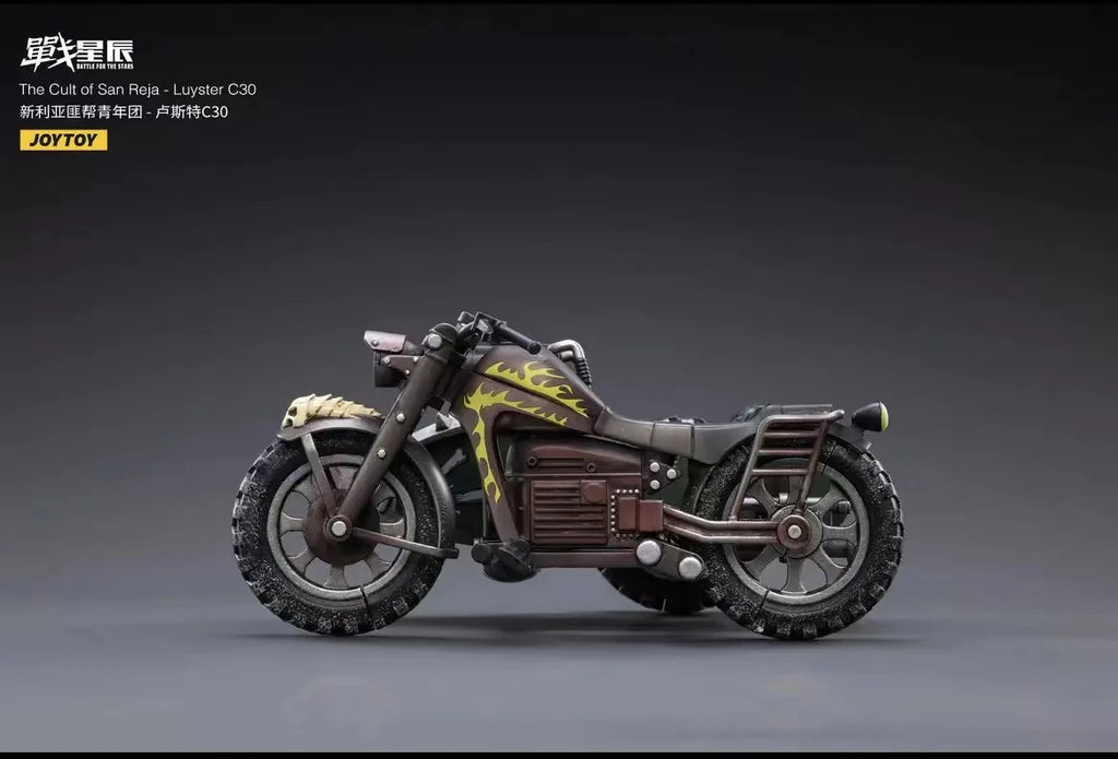 1/18 JOYTOY 3.75inch Action Figure Motorcycle The Cult of San Reja Luyster C30 Anime Model Toy in Stock