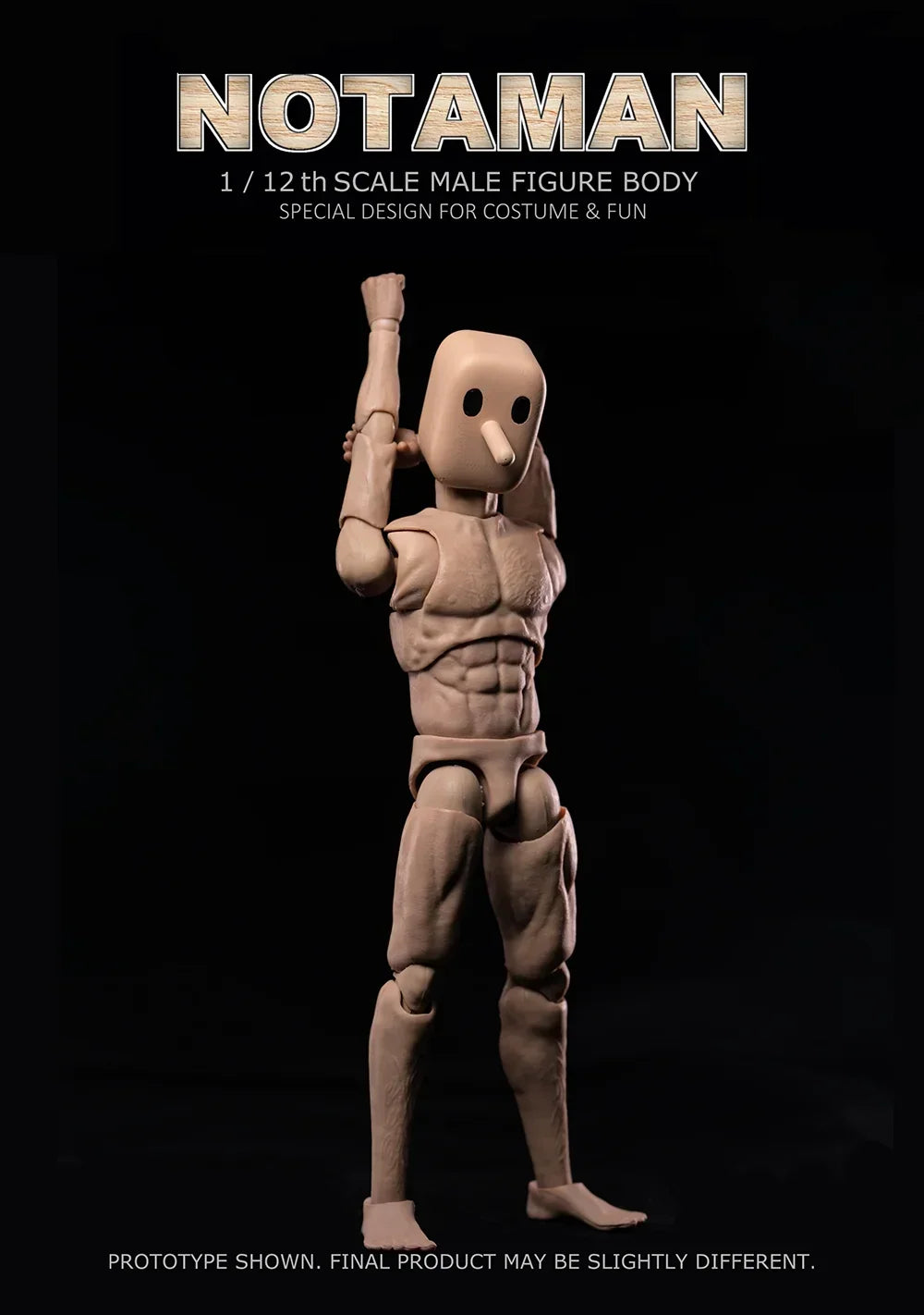 1/12 Notaman 16cm Artist Art Painting Action Figure Sketch Draw Male Movable Body Joint Figure Toy Model