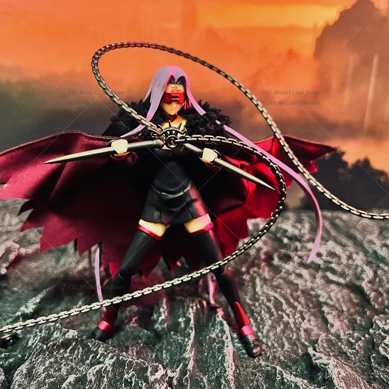 1/12 Scale Female Clothes Cloak Fate The Holy Grail War Medusa Lancer Japanese Anime For figma  6-inch Action Figure Soldier