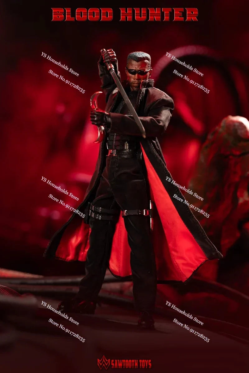 1/12 Blood Hunter Windbreaker Man Action Figure Collection SAWTOOTH TOYS STM-20252 Double Head Sculpts 6inch Soldier Model Gifts