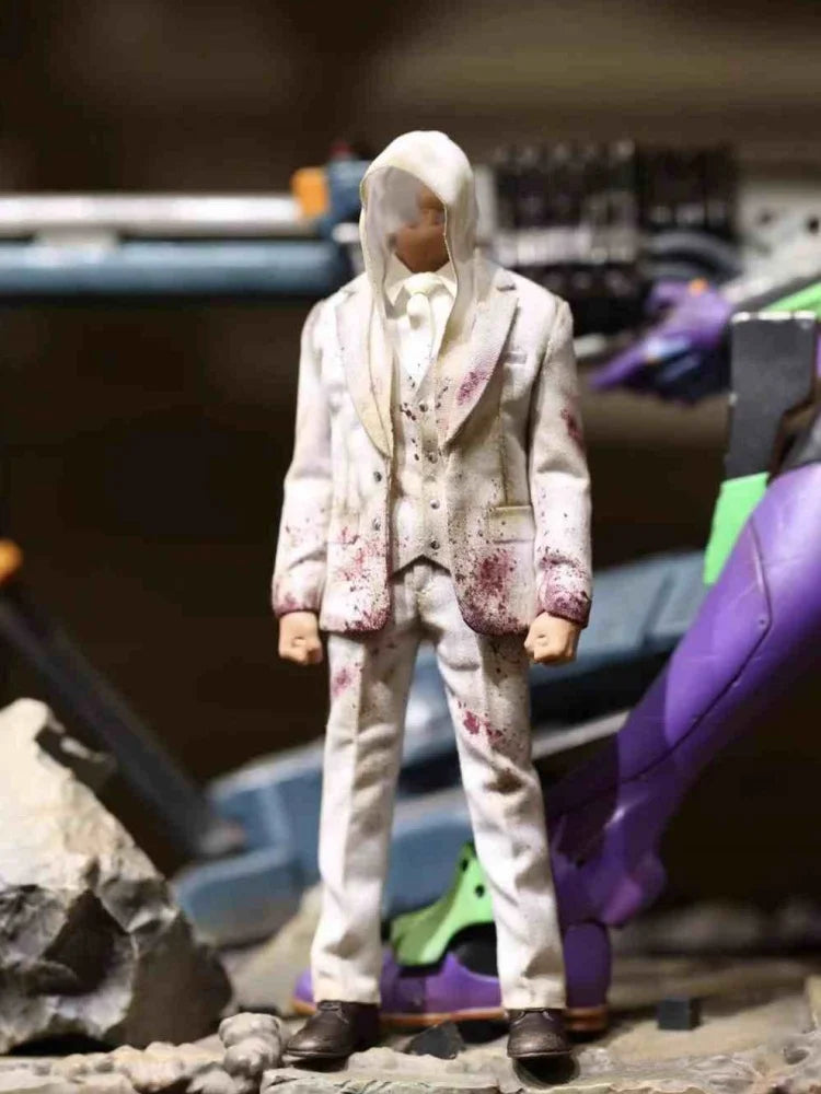 1/12 Mr. Night Figures Aton Custom Moonlight Knight Suit Design Battle Damaged Design Movable Humanoid Aton Custom Birthday Gift