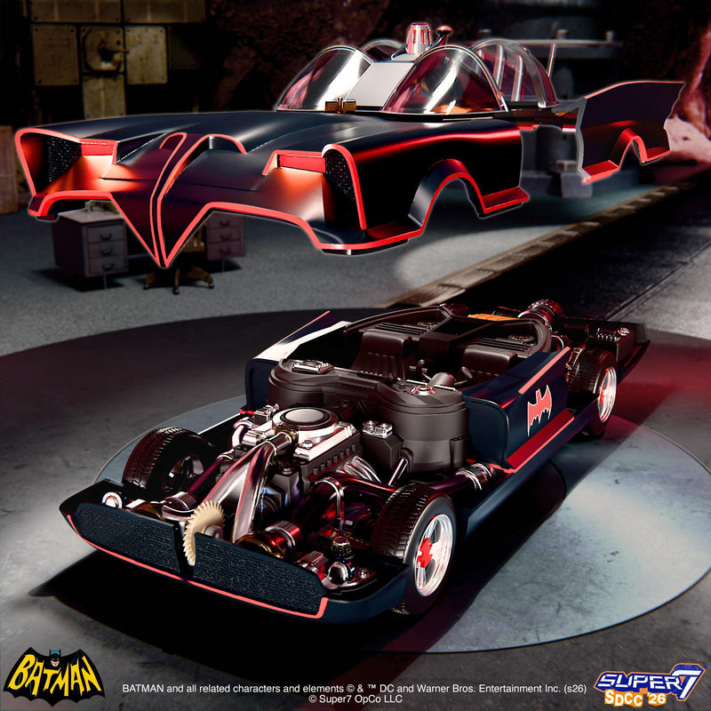 DC Batman (1966): Classic TV Series Batmobile (Full Color) Super Cyborg