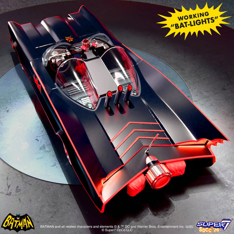 DC Batman (1966): Classic TV Series Batmobile (Full Color) Super Cyborg