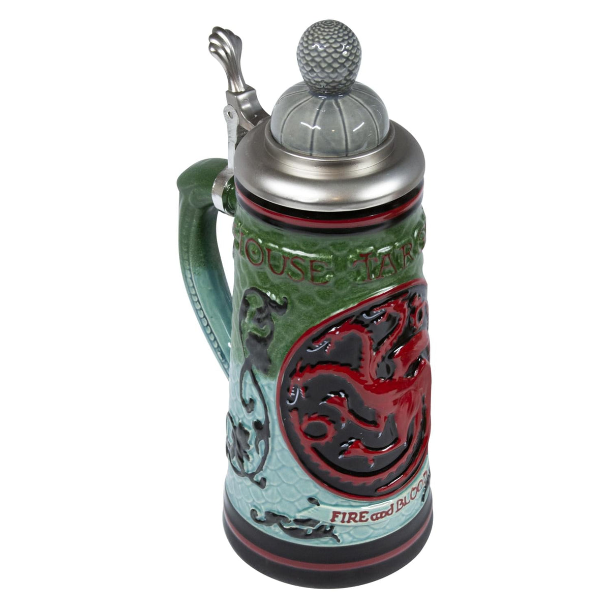 Game of Thrones House Targaryen Beer Stein | Ceramic Drinking Mug | 22 Oz.