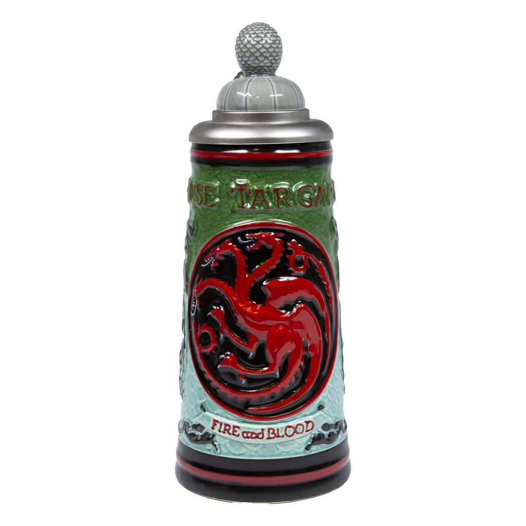 Game of Thrones House Targaryen Beer Stein | Ceramic Drinking Mug | 22 Oz.
