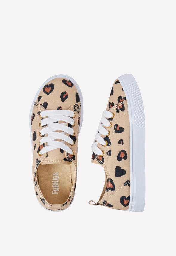 Leopard Heart Sneaker