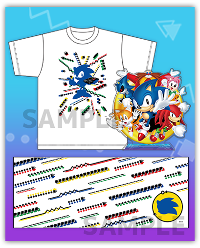 Sonic Origins Plus DX Pack Ebten Limited PS4 - T-Shirt - Acrylic Stand - Towel - Cover - Artbook