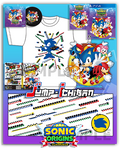 Sonic Origins Plus DX Pack Ebten Limited PS4 - T-Shirt - Acrylic Stand - Towel - Cover - Artbook