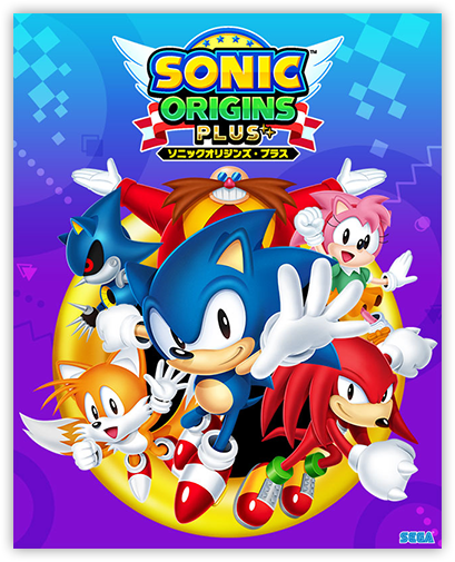 Sonic Origins Plus DX Pack Ebten Limited Switch - T-Shirt - Acrylic Stand - Towel - Cover - Artbook