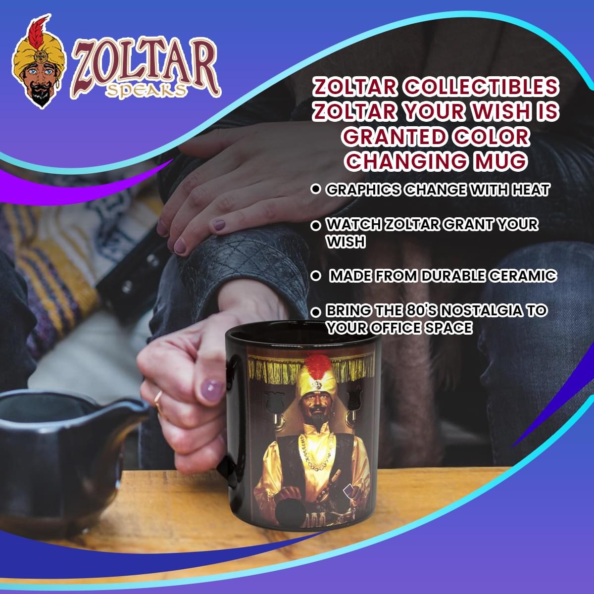 Zoltar Collectibles | Zoltar Your Wish Is Granted Color Changing Mug