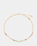 PEARL PENDANT NECKLACE GOLD