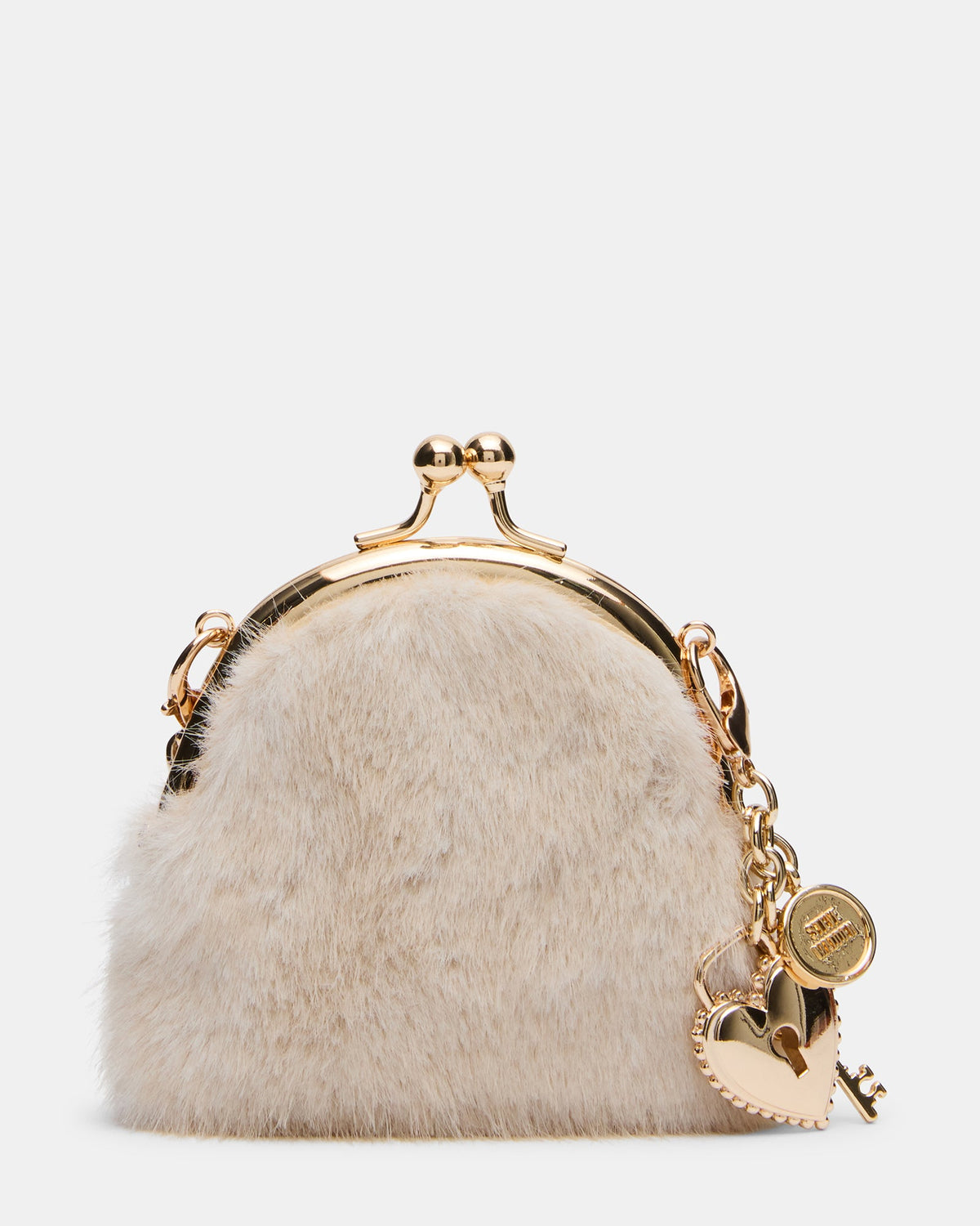 FEYRE FAUX FUR WALLET NATURAL