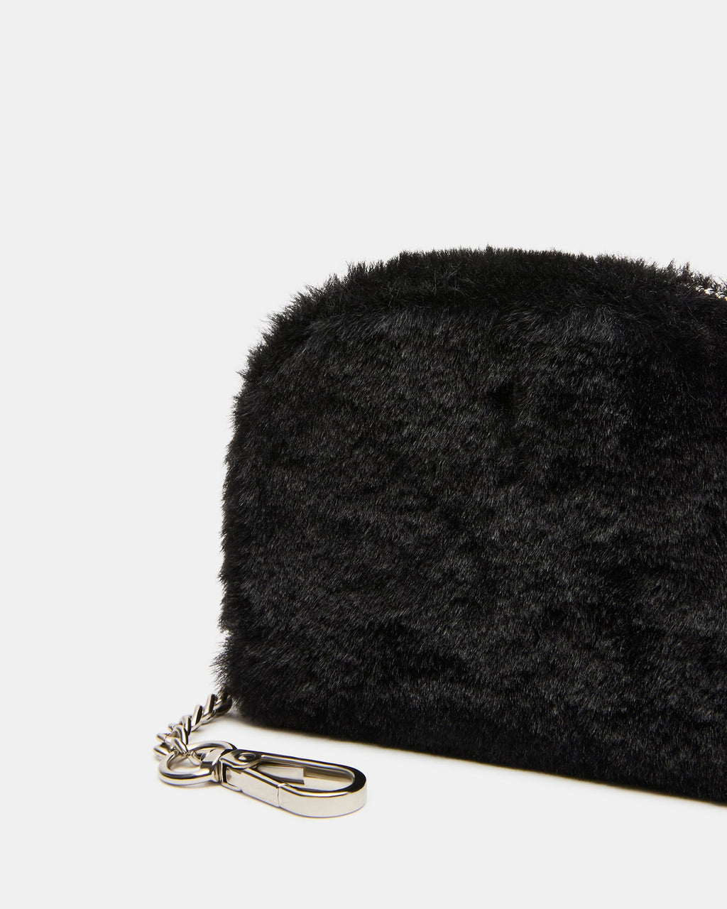 JADEZ FAUX FUR WALLET GIFT SET BLACK