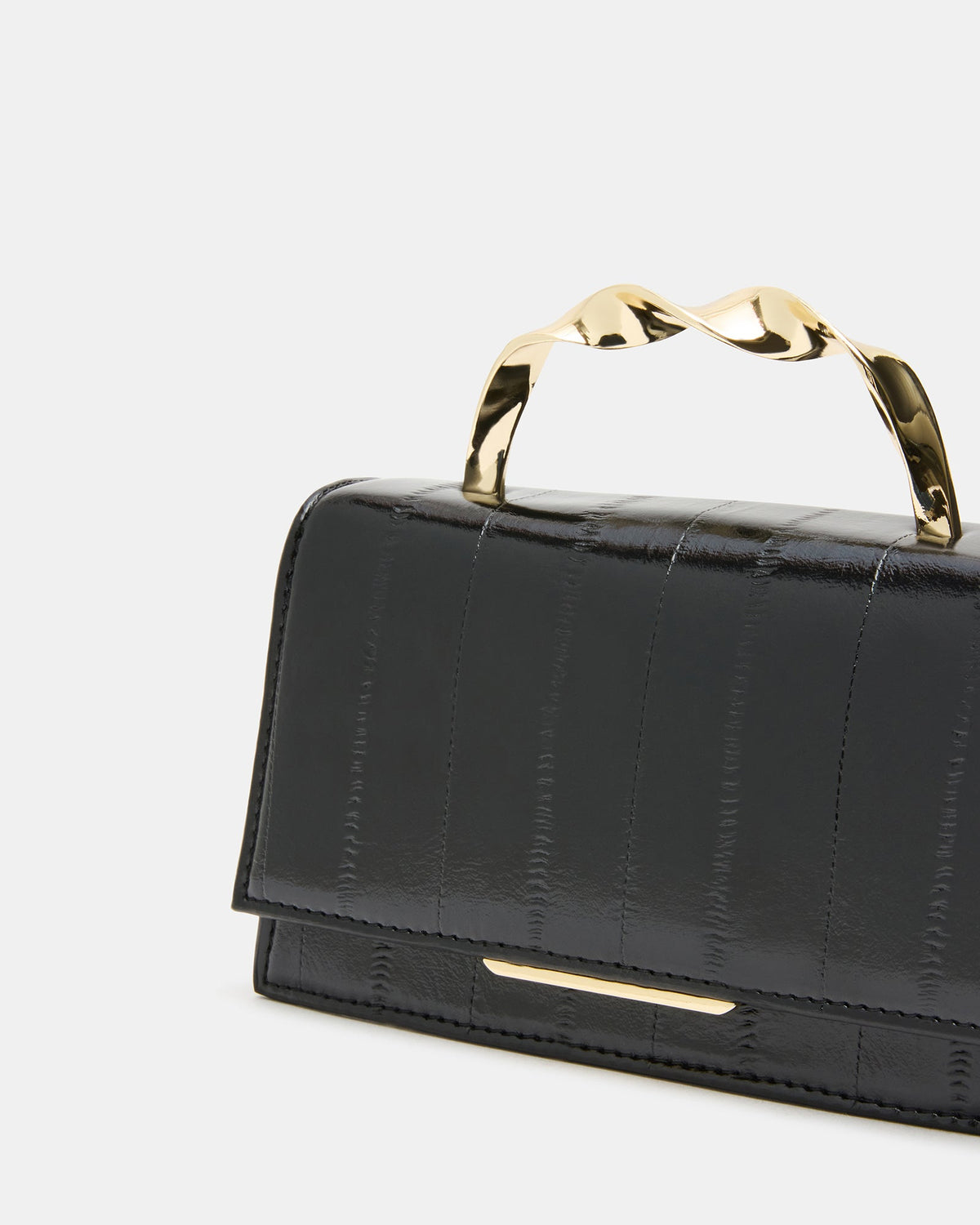 MARCY BAG BLACK EEL
