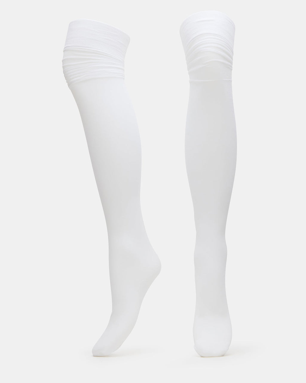 PREPPY TIGHTS WHITE