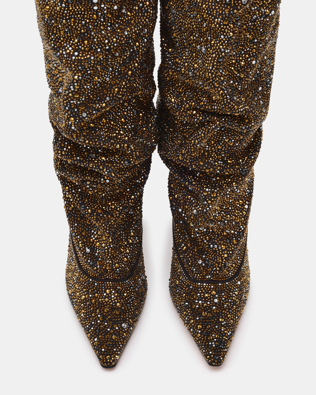 ELONA BLACK/GOLD RHINESTONES