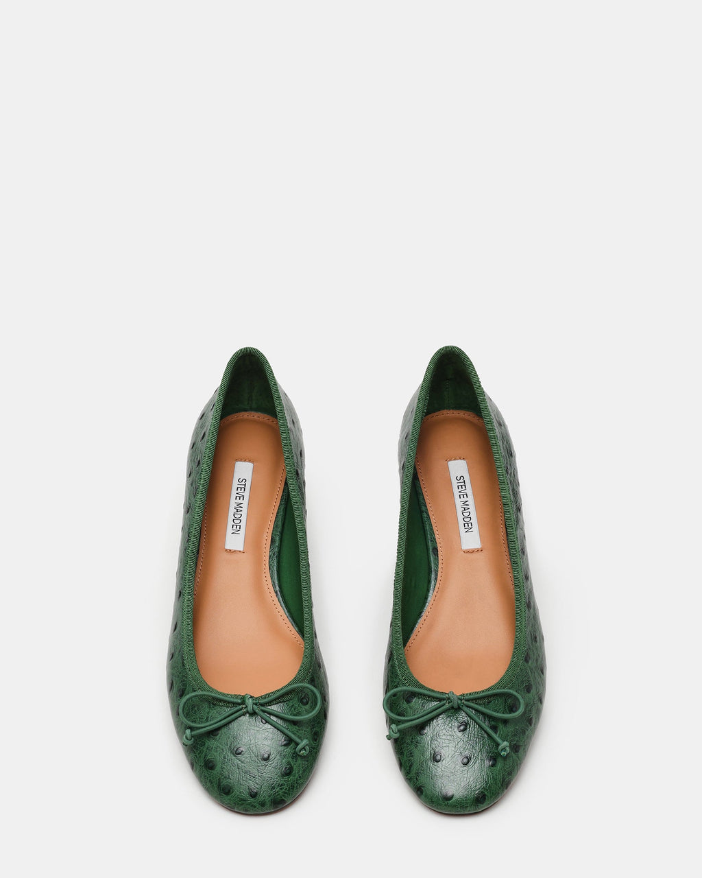 STEFFI OSTRICH GREEN LEATHER