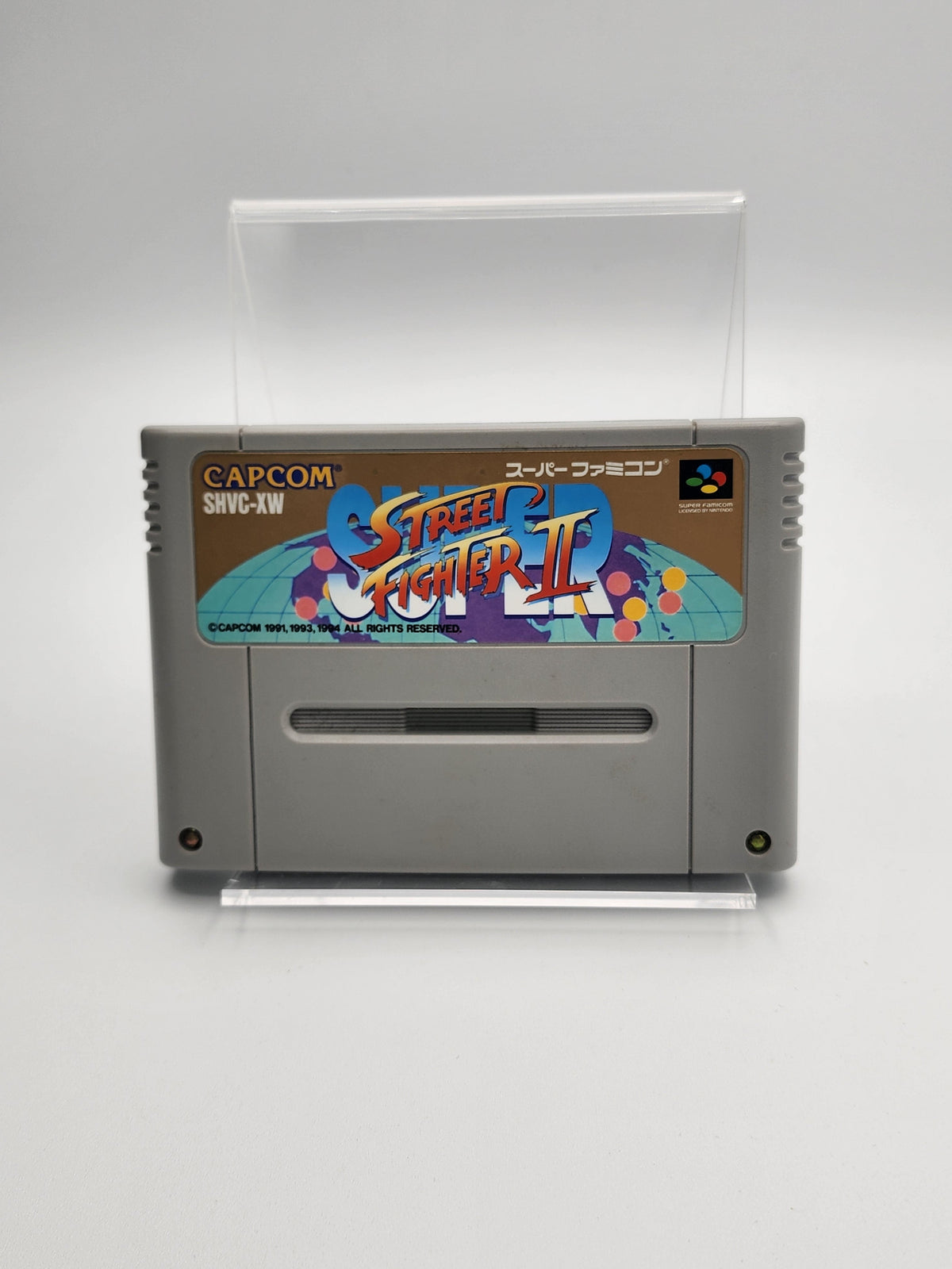 [USED JAPAN] Super Street Fighter II Super Famicom (Game Cartridge Only)