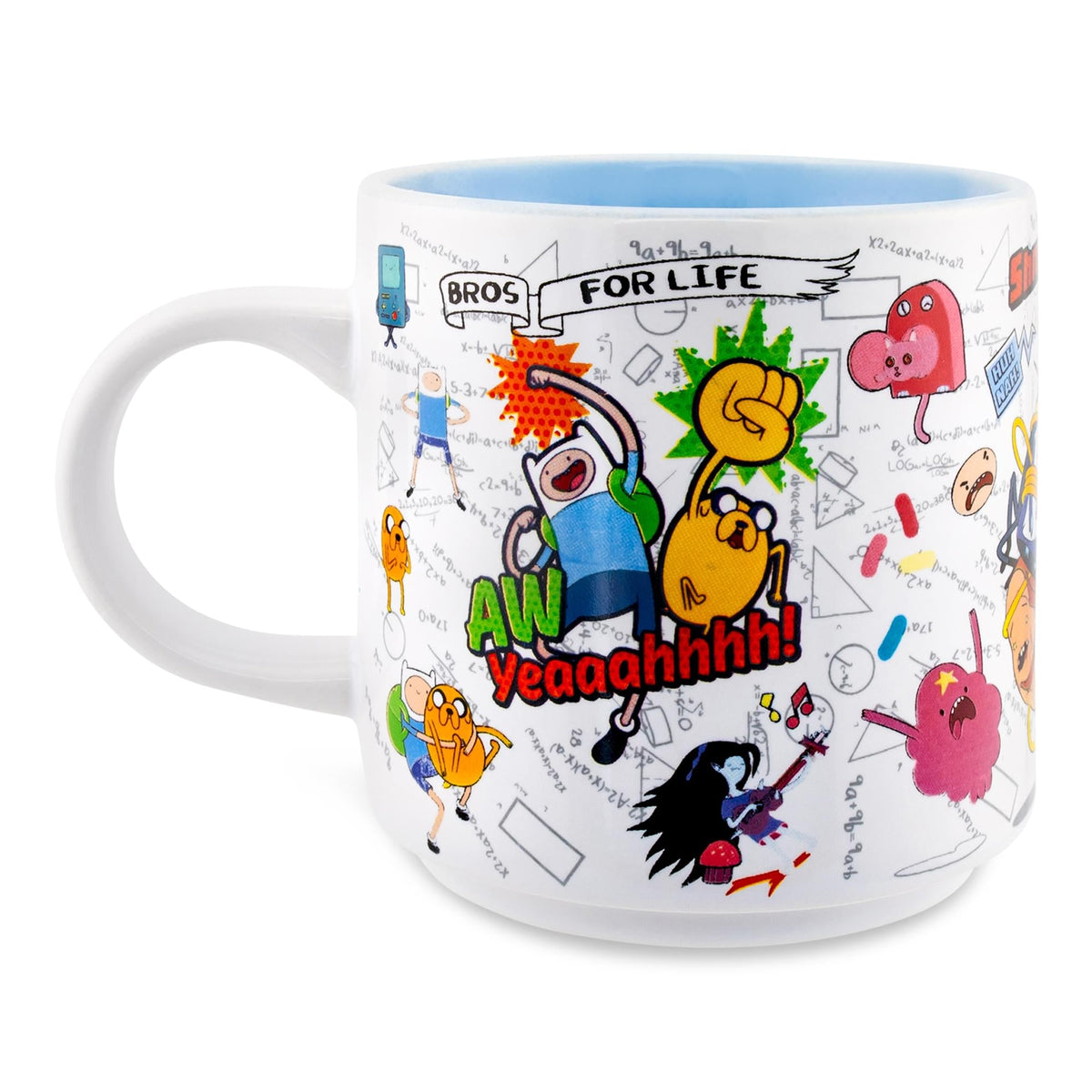 Adventure Time Characters Single Stackable Ceramic Mug | Holds 13 Ounces