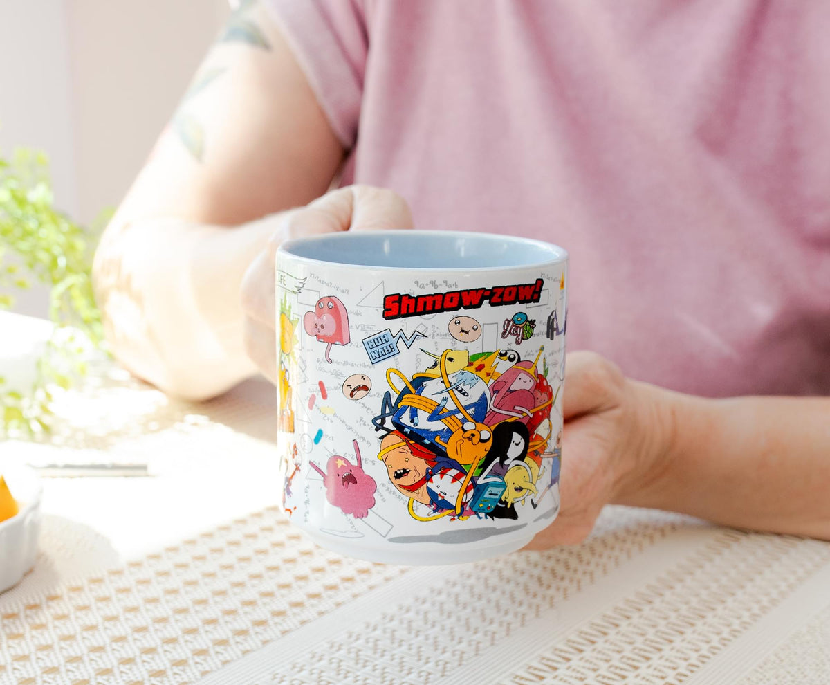 Adventure Time Characters Single Stackable Ceramic Mug | Holds 13 Ounces