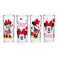 Disney Minnie Mouse 10-Ounce Glass Tumblers | Set Of 4
