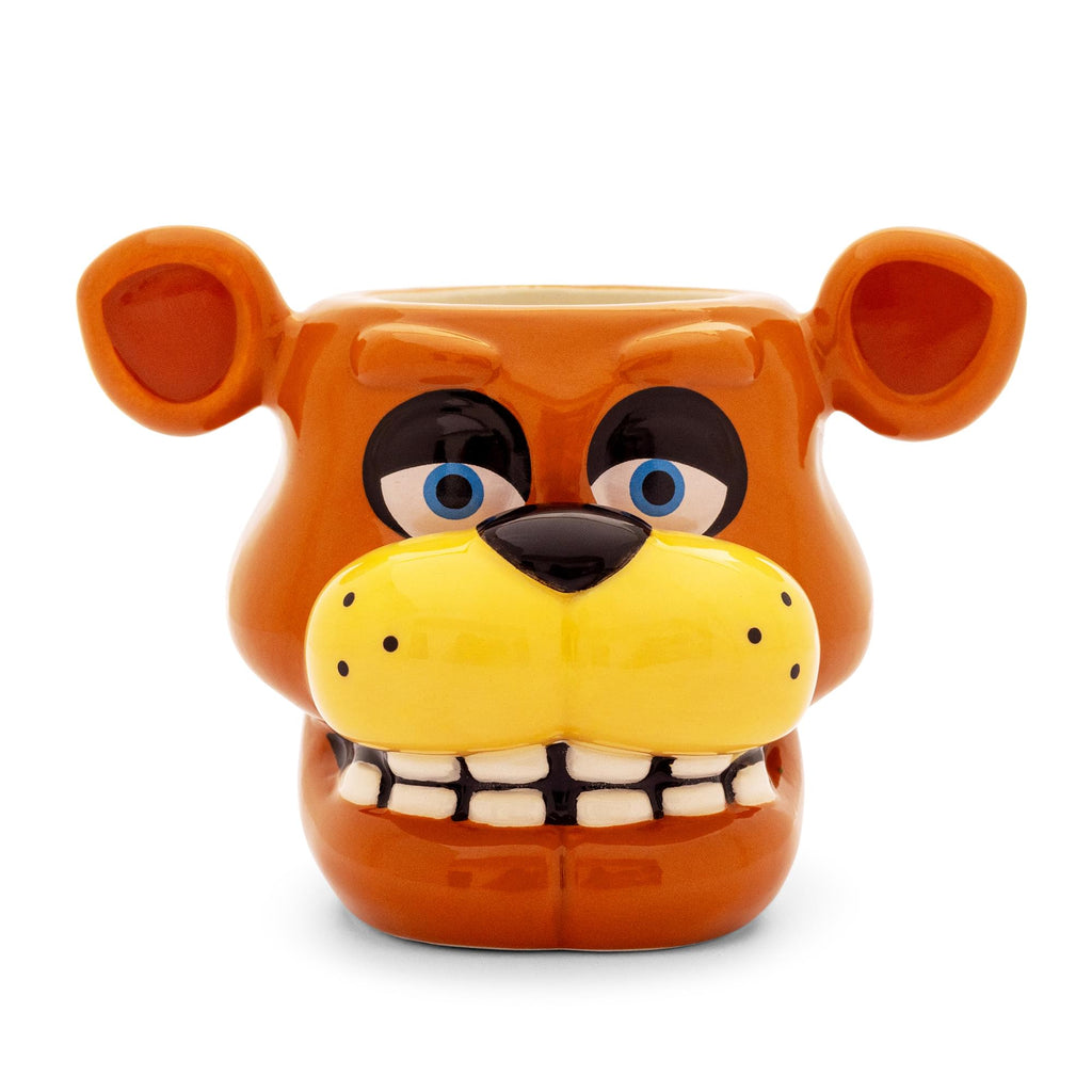 Five Nights At Freddy's Freddy Face Sculpted Ceramic Mini Mug | Holds 2 Ounces