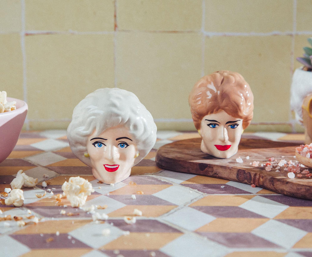 The Golden Girls Rose and Blanche Ceramic Salt and Pepper Shakers | Set of 2
