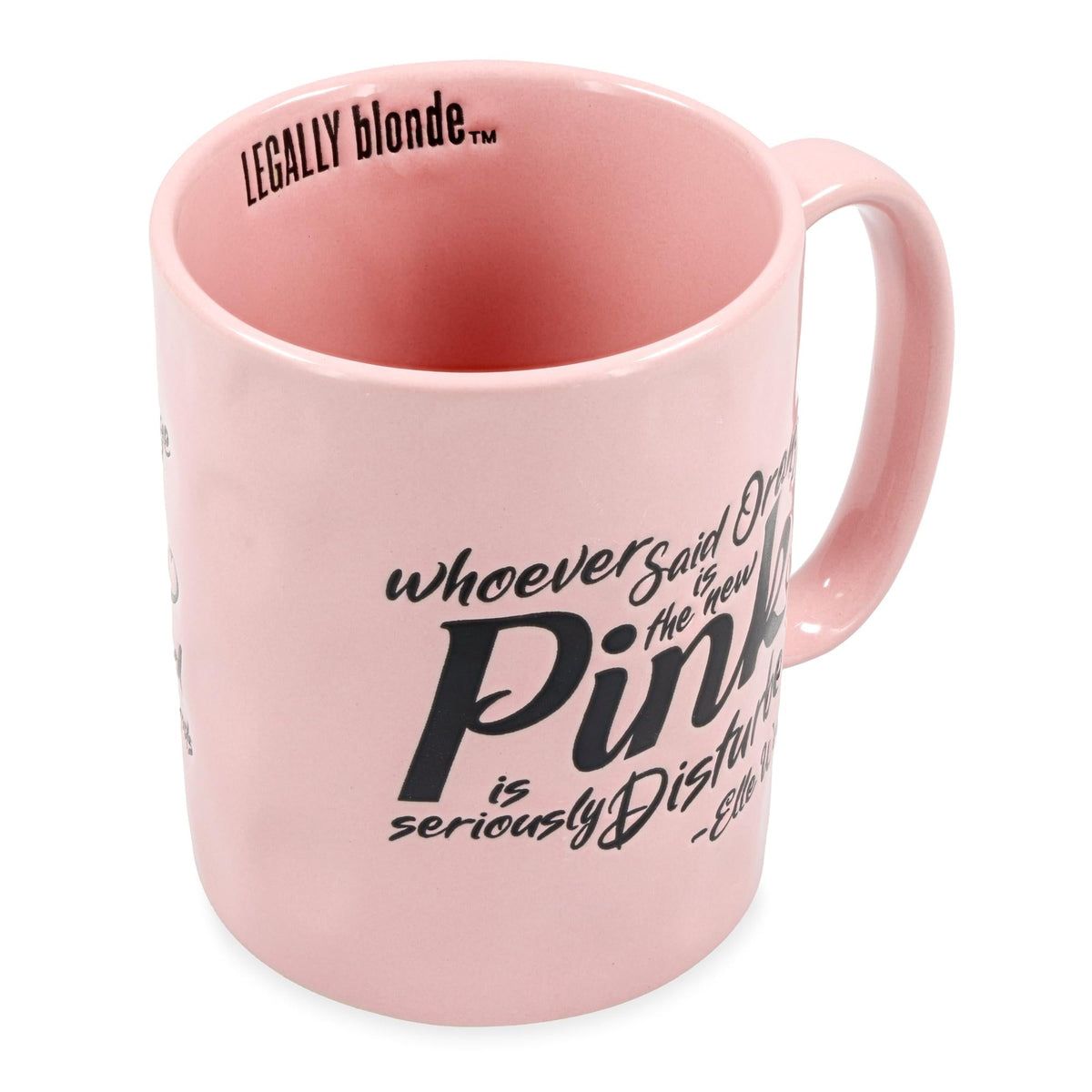 Legally Blonde "Orange Is The New Pink" Ceramic Pottery Mug | Holds 17 Ounces
